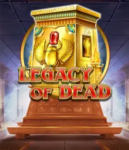 Play  Legacy of Dead game by Play'n GO with complimentary spins and growing symbols, starting at $0.10 bets.